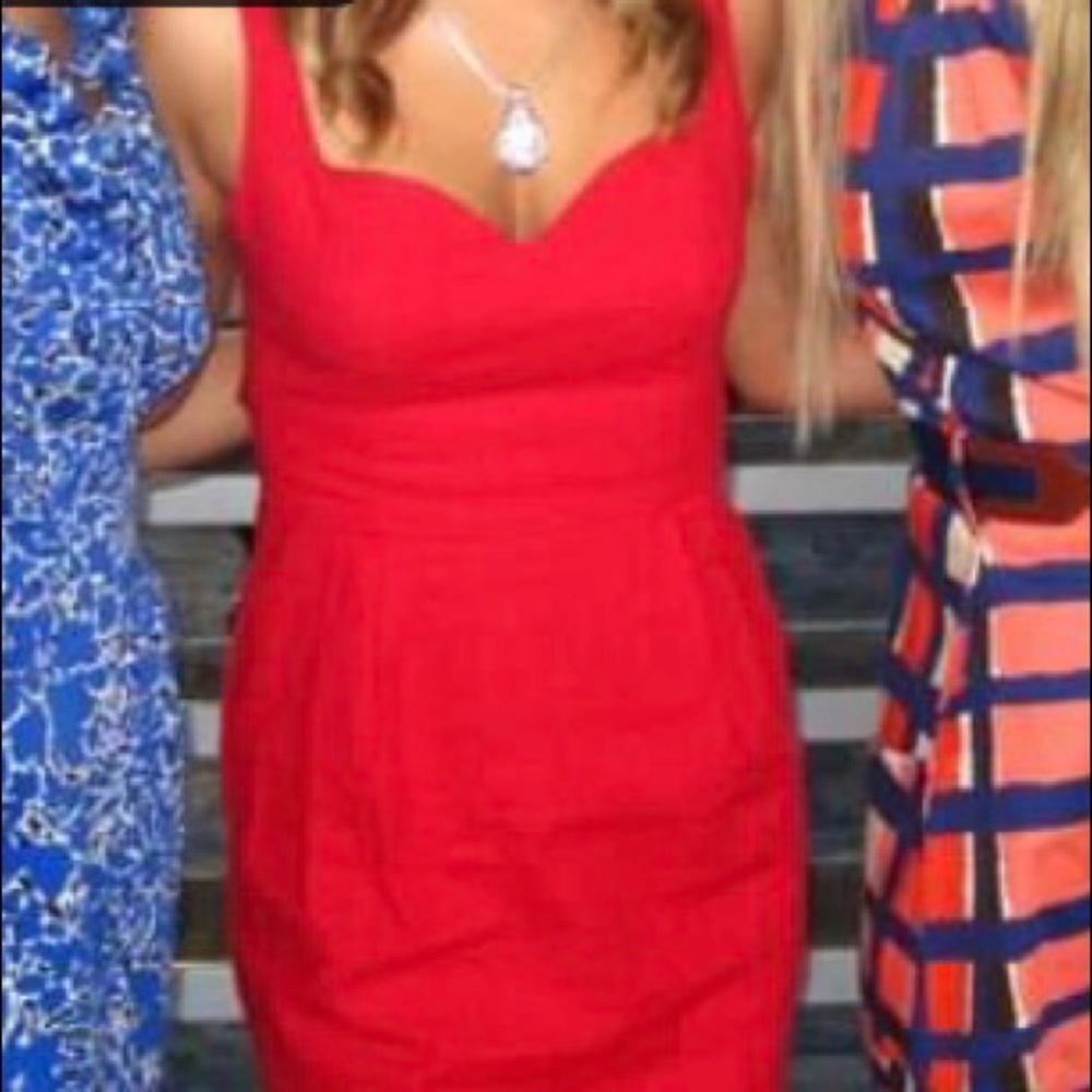 Red dress